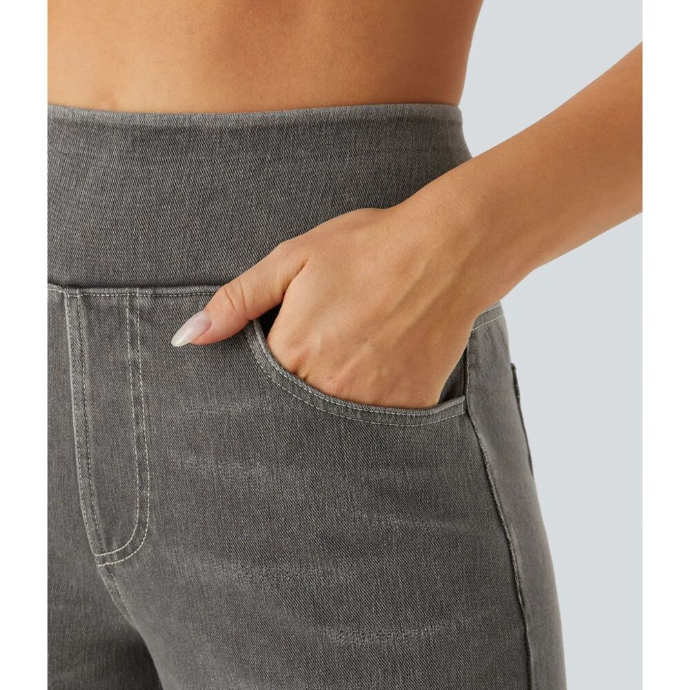 Halara Flex™ High Waisted Pockets Baggy Wide Leg Jeans - Picture 6 of 6